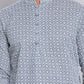 Floral Embroidered Kurtas ( INKOO 626Grey )