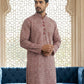 Floral Embroidered Kurta ( KO 626Maroon ) [FF] [G-1-5]