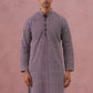 Floral Embroidered Kurta (KO 626 Purple ) [FF] [G-1-5]