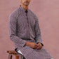 Floral Embroidered Kurta (KO 626 Purple ) [FF] [G-1-5]