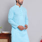 Floral Embroidered Kurtas ( INKOO 626Sky )