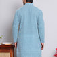 Floral Embroidered Kurtas ( INKOO 626Teal )