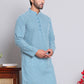 Floral Embroidered Kurtas ( INKOO 626Teal )