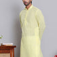 Floral Embroidered Kurtas ( INKOO 626Yellow )