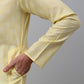 Jompers Men's Yellow Cotton Floral printed kurta Only ( KO 650Yellow )