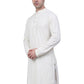 Embroidered & Sequins Cotton Kurta ( ANMKO 678White )