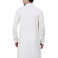 Embroidered & Sequins Cotton Kurta ( ANMKO 678White )