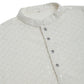 Embroidered & Sequins Cotton Kurta ( ANMKO 678White )