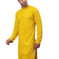 Embroidered & Sequins Cotton Kurta ( ANMKO 678Yellow )