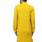 Embroidered & Sequins Cotton Kurta ( ANMKO 678Yellow )