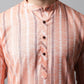 Men Coral Geomatric Printed Kurtas