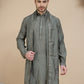 Embroidered & Sequin Kurta With Dupatta ( KO D 5088Grey ) [FF] [F1-2 & M-3-4]