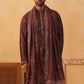 Embroidered & Sequin Kurta With Dupatta ( KO D 5088Purple ) [FF] [F1-2 & M-3-4]
