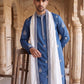 Embroidered & Sequin Kurta With Dupatta ( KO D 5091Teal )