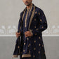 Silk Blend Embroidered Kurtas with Dupatta ( KO D 5319 D 5319Navy ) [FF] [B-3-4]