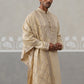 Silk Blend Sequins Embroidered Kurta with Dupatta (KO D 5320 Beige ) [FF] [Q11-12]