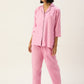 Indian Needle Women Pink Night suit ( LNS 001Pink )