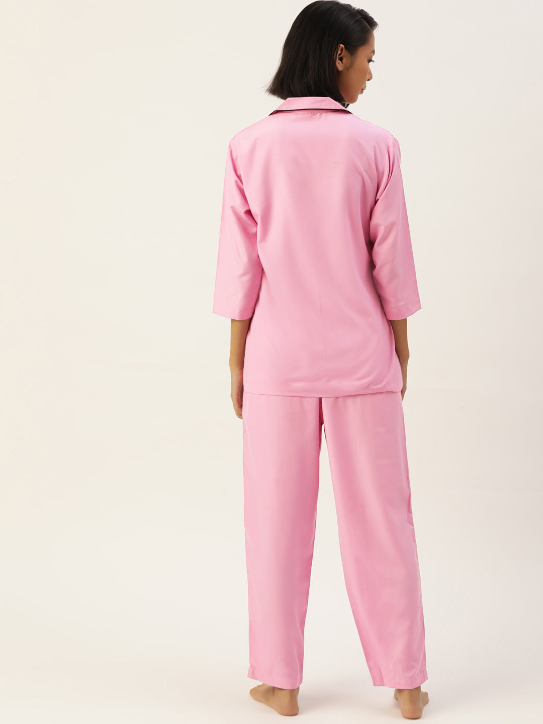 Indian Needle Women Pink Night suit ( LNS 001Pink )