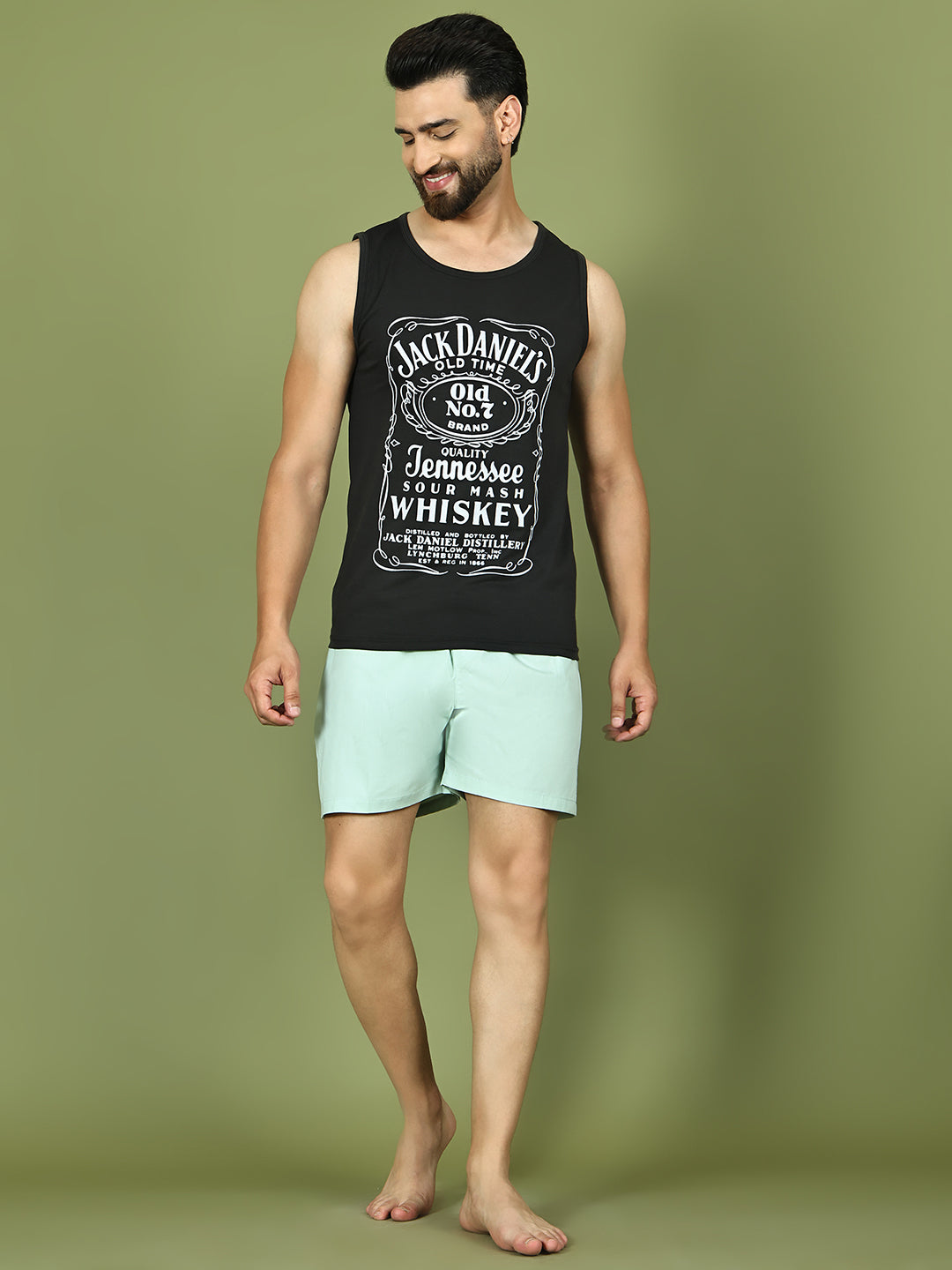 Men’s Premium Cotton Boxers ( RDBX 154Green )