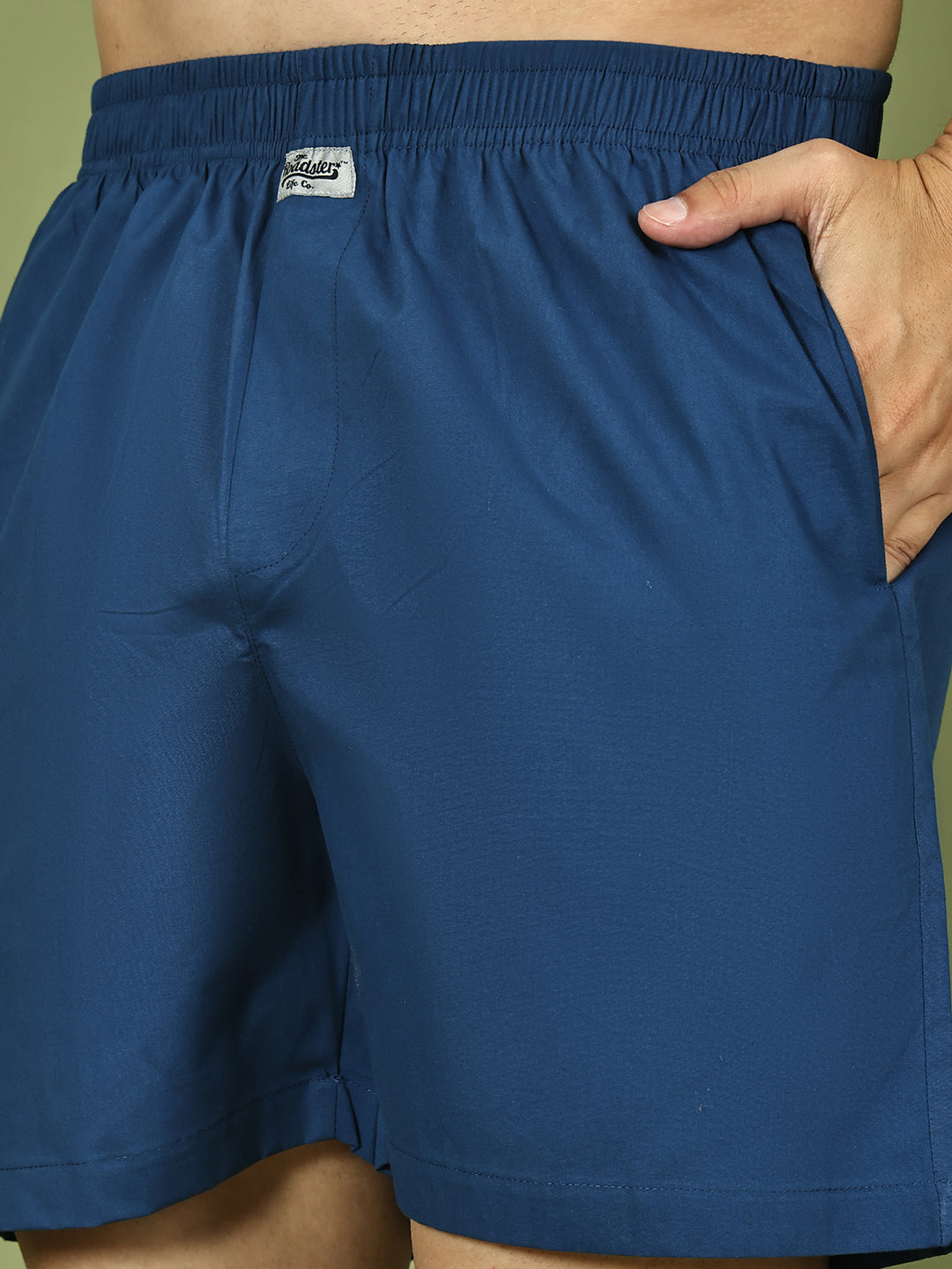 Men’s Premium Cotton Boxers ( RDBX 154Navy )