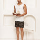 Men’s Soft & Breathable Printed Cotton Boxers ( RDBX 155Brown )