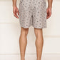 Men’s Soft & Breathable Printed Cotton Boxers ( RDBX 155Grey )
