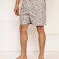 Men’s Soft & Breathable Printed Cotton Boxers ( RDBX 155Grey )