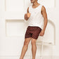 Men’s Soft & Breathable Printed Cotton Boxers ( RDBX 155Maroon )