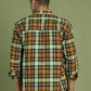 Men's Checks Cotton Casual Shirt ( RDSH 001Mustard )