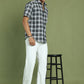 Tartan Checks Checked Casual Shirt For Men ( RDSH 002Black )