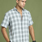 Tartan Checks Checked Casual Shirt For Men ( RDSH 002Grey )