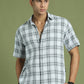 Tartan Checks Checked Casual Shirt For Men ( RDSH 002Grey )