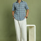 Checked Casual Shirt For Men ( RDSH 005Blue )