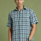 Checked Casual Shirt For Men ( RDSH 005Blue )