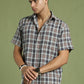 Checked Casual Shirt For Men ( RDSH 005Brown )