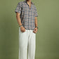 Checked Casual Shirt For Men ( RDSH 005Brown )