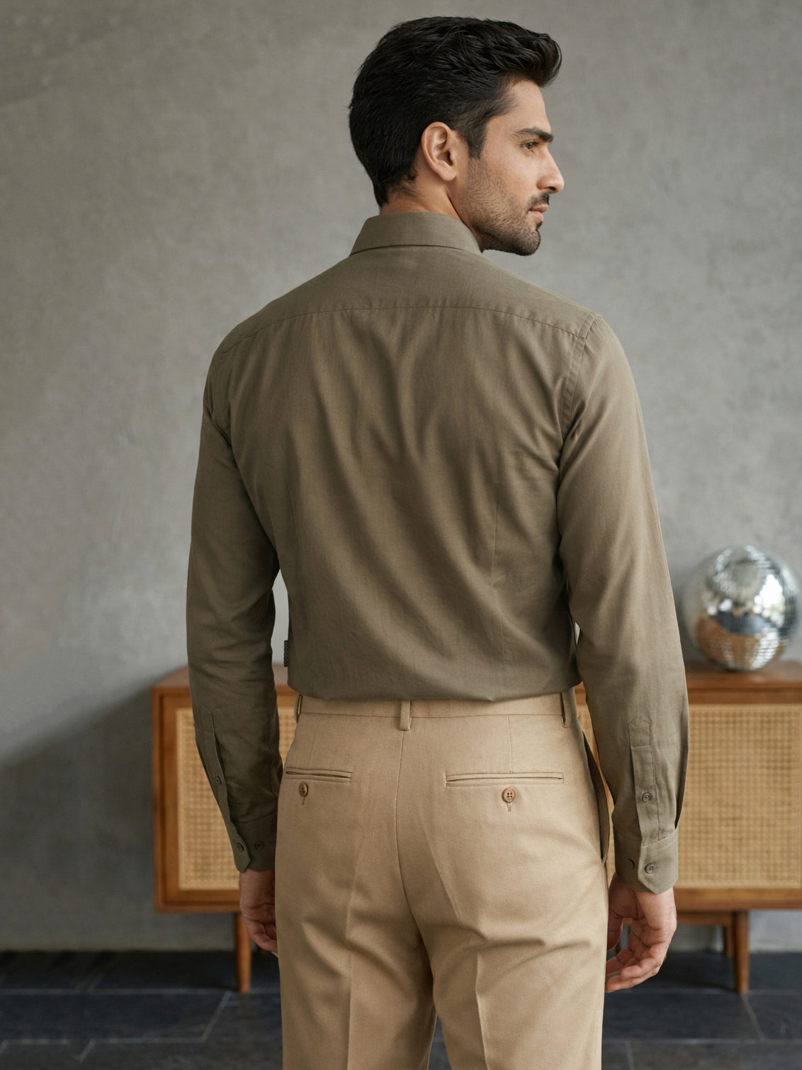 Solid Casual Shirt for Men ( RDSH 006Brown )