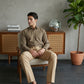 Solid Casual Shirt for Men ( RDSH 006Brown )