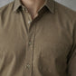 Solid Casual Shirt for Men ( RDSH 006Brown )