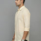 Solid Casual Shirt for Men ( RDSH 006Cream )