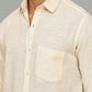 Solid Casual Shirt for Men ( RDSH 006Cream )
