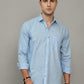 Solid Casual Shirt for Men ( RDSH 006Firozi )