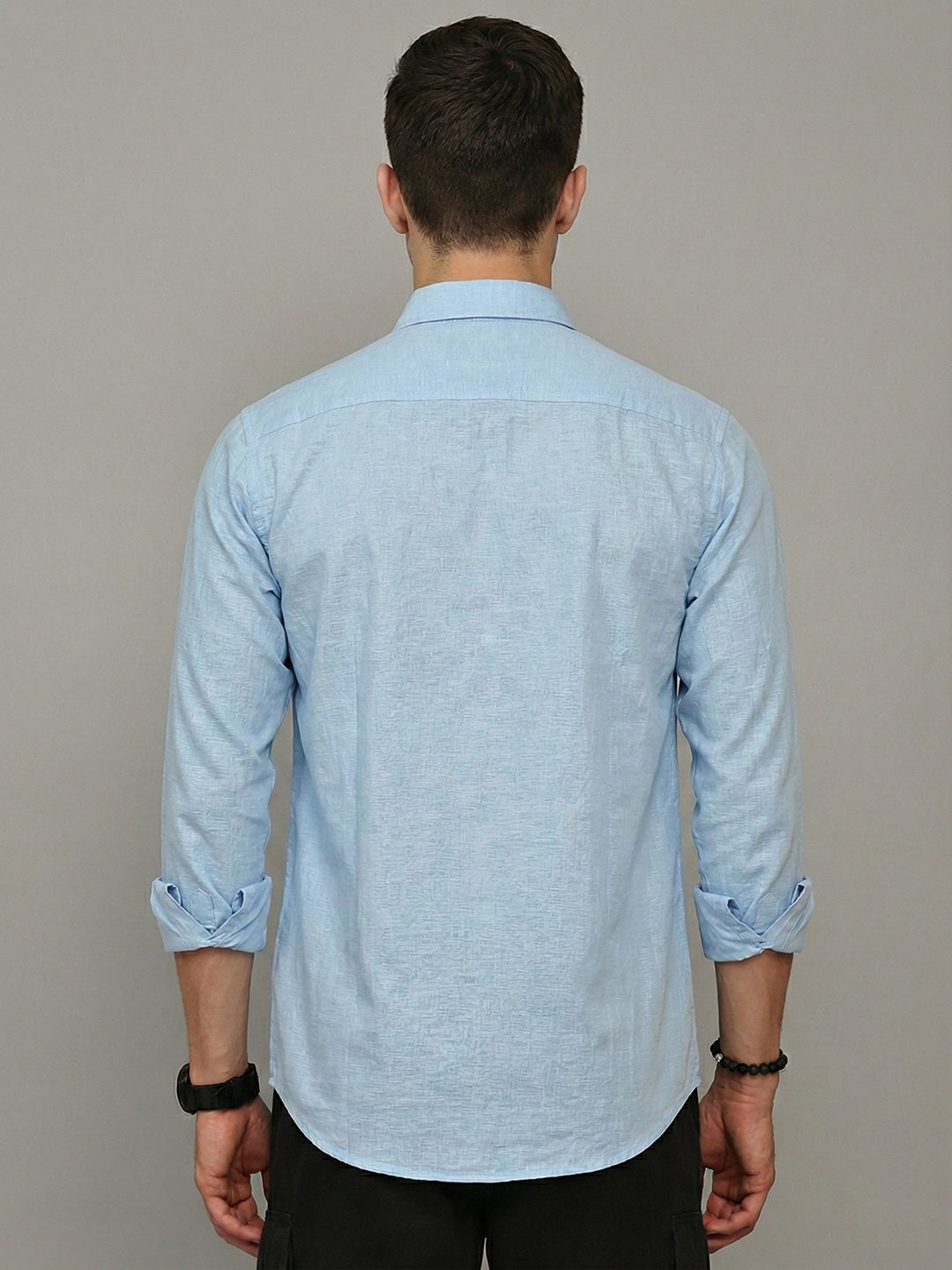 Solid Casual Shirt for Men ( RDSH 006Firozi )