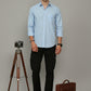 Solid Casual Shirt for Men ( RDSH 006Firozi )