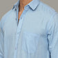 Solid Casual Shirt for Men ( RDSH 006Firozi )