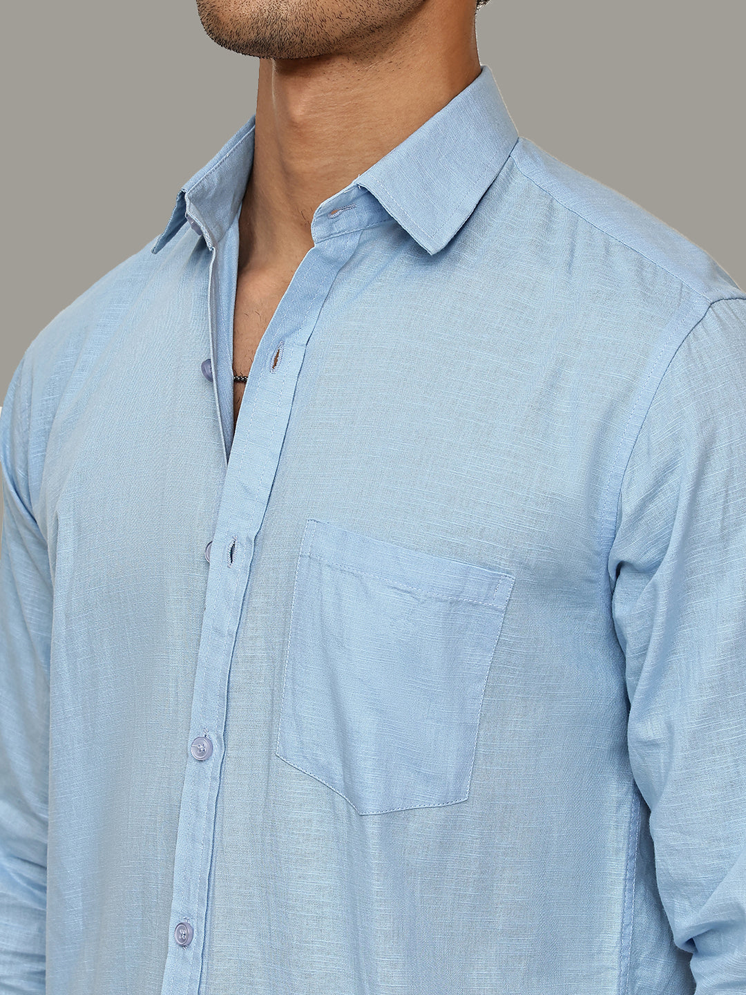 Solid Casual Shirt for Men ( RDSH 006Firozi )