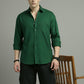 Solid Casual Shirt for Men ( RDSH 006Green )