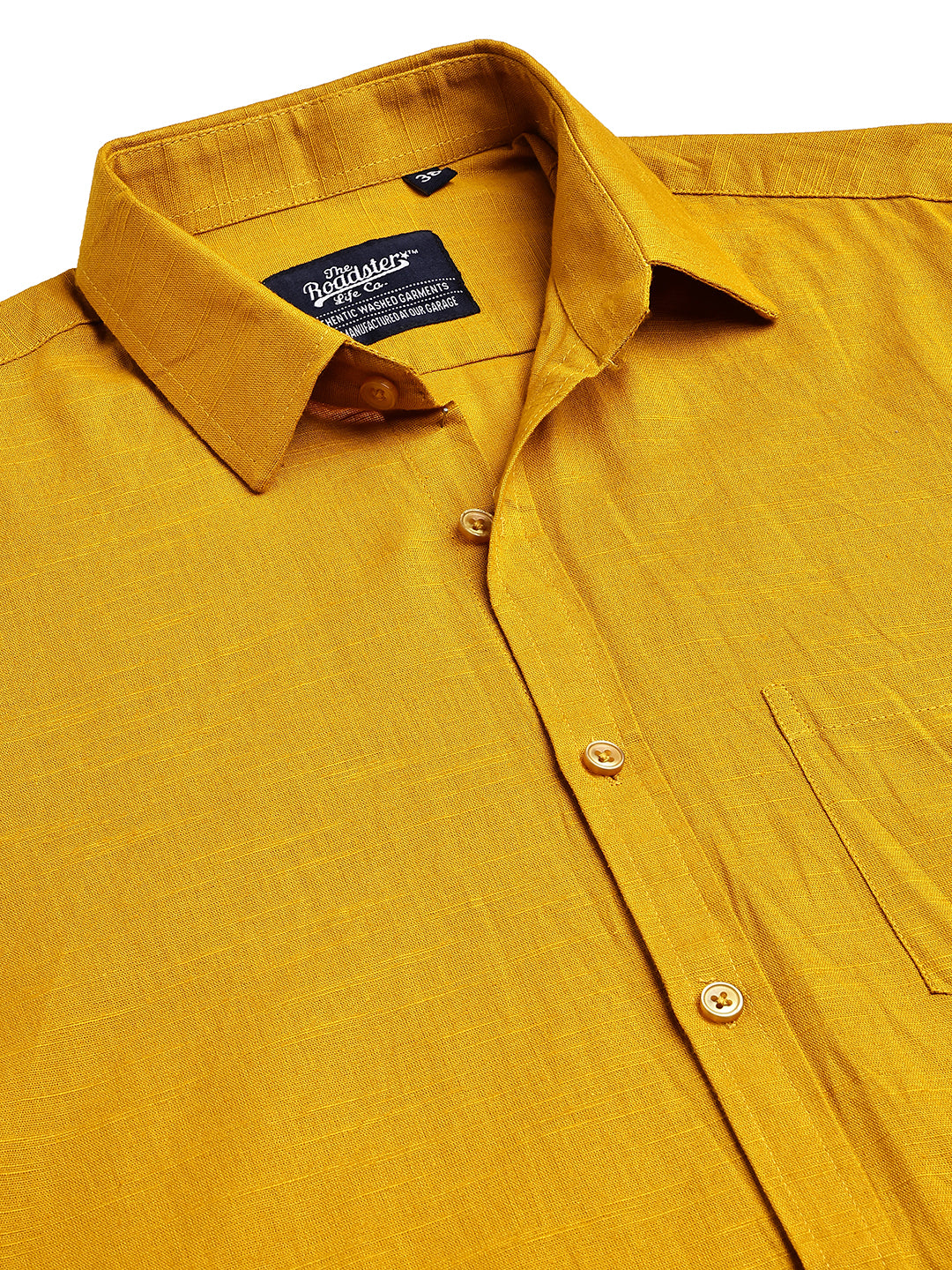 Solid Casual Shirt for Men ( RDSH 006Mustard )