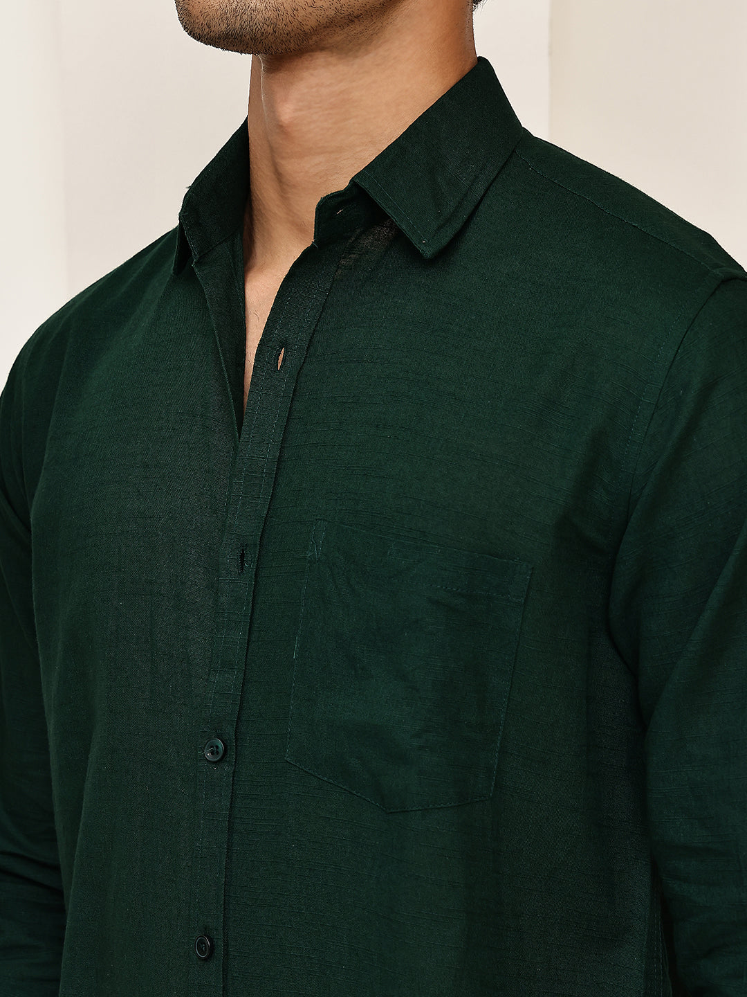 Solid Casual Shirt for Men ( RDSH 006Olive )