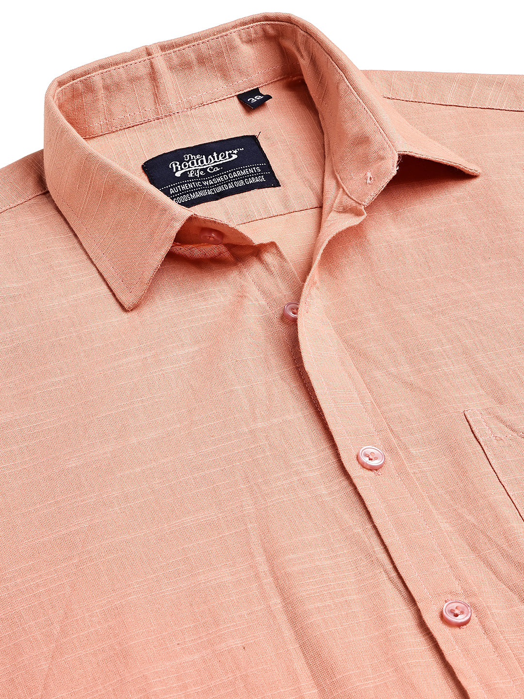 Solid Casual Shirt for Men ( RDSH 006Peach )